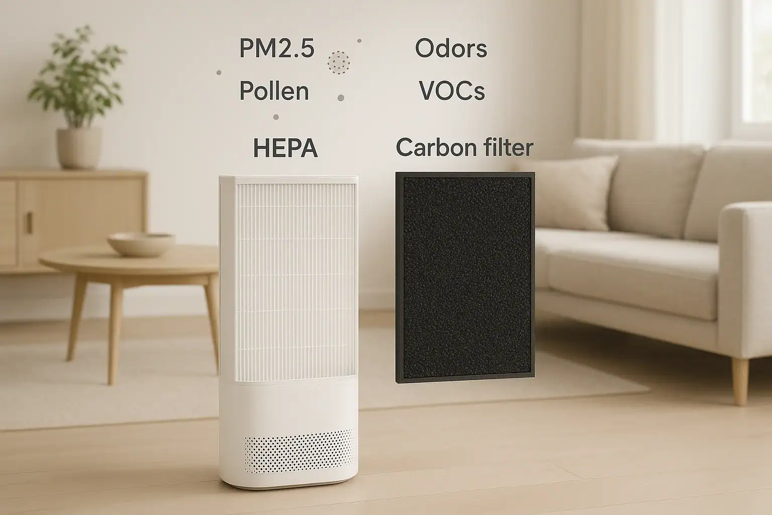 HEPA vs Carbon Filters: What Each Removes and When You Need Both