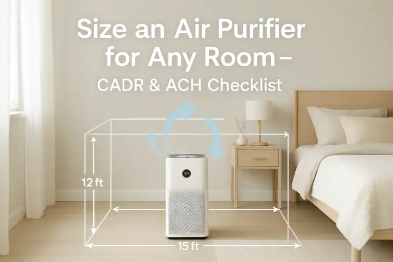 How to Size an Air Purifier for a Room Using CADR and ACH