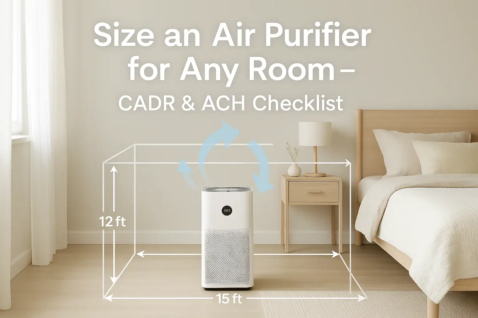 How to Size an Air Purifier for a Room Using CADR and ACH