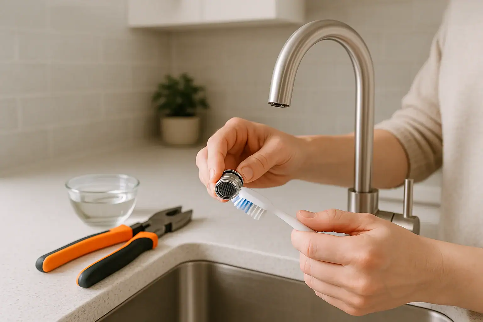 How to Clean a Faucet Aerator to Improve Water Flow at Home