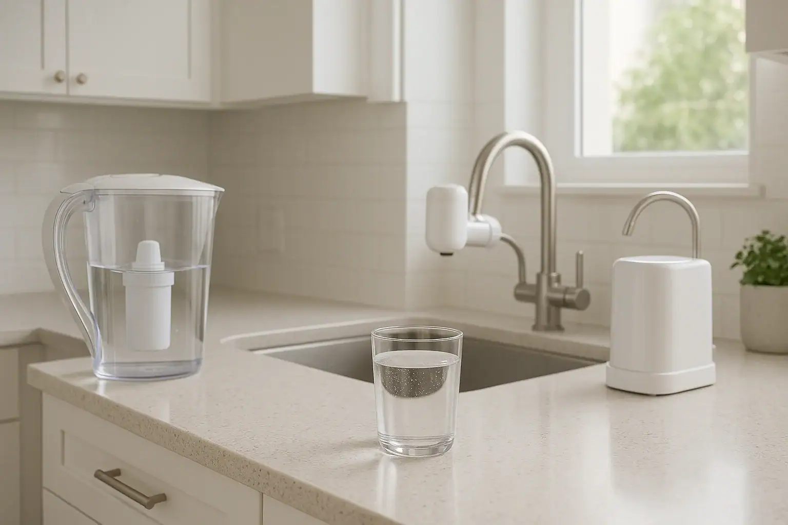 Faucet-Mount vs Pitcher vs Countertop Filters: Which Fits Your Kitchen?