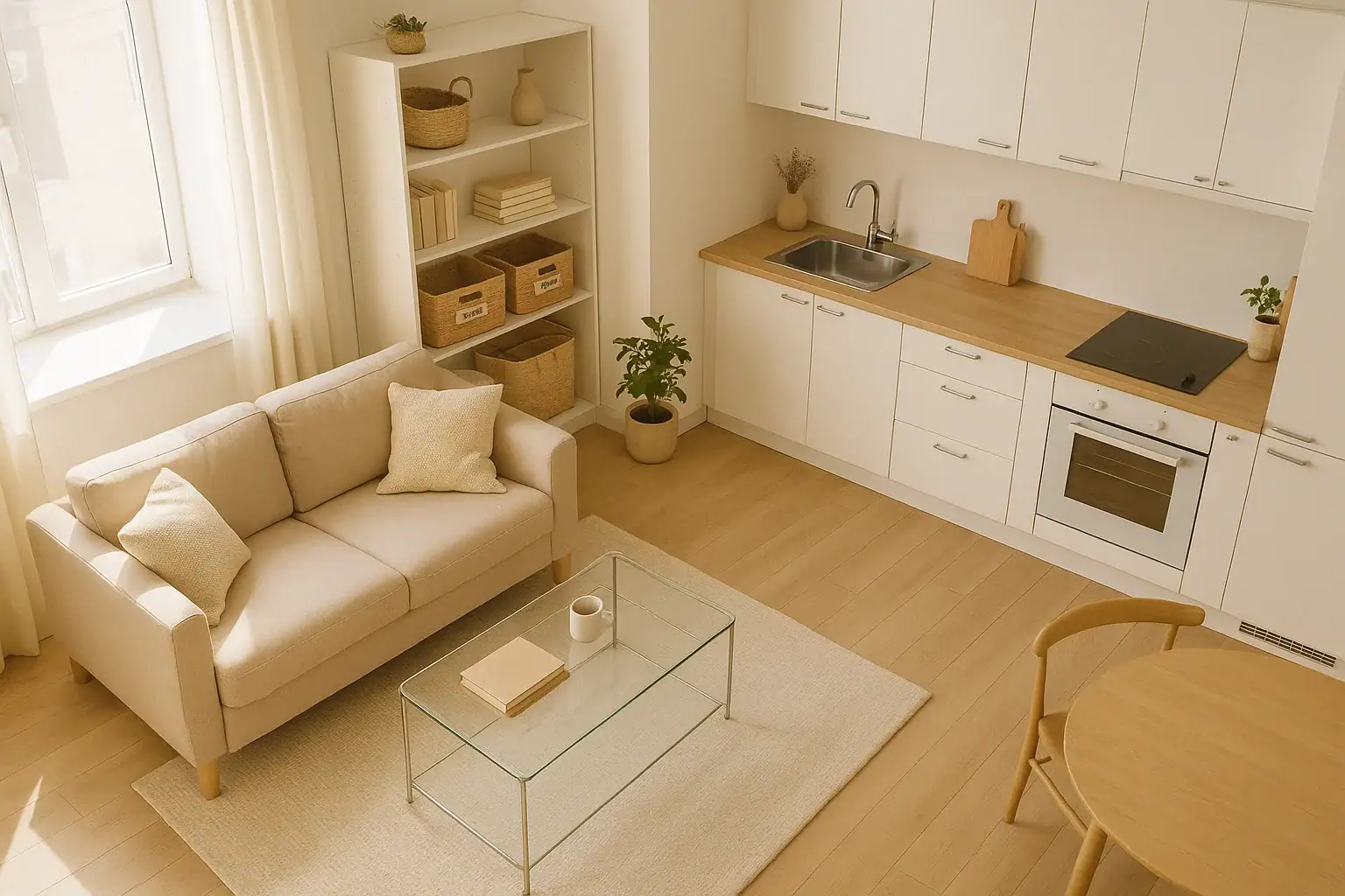 How to Declutter a Small Apartment in One Weekend: Room-by-Room Checklist