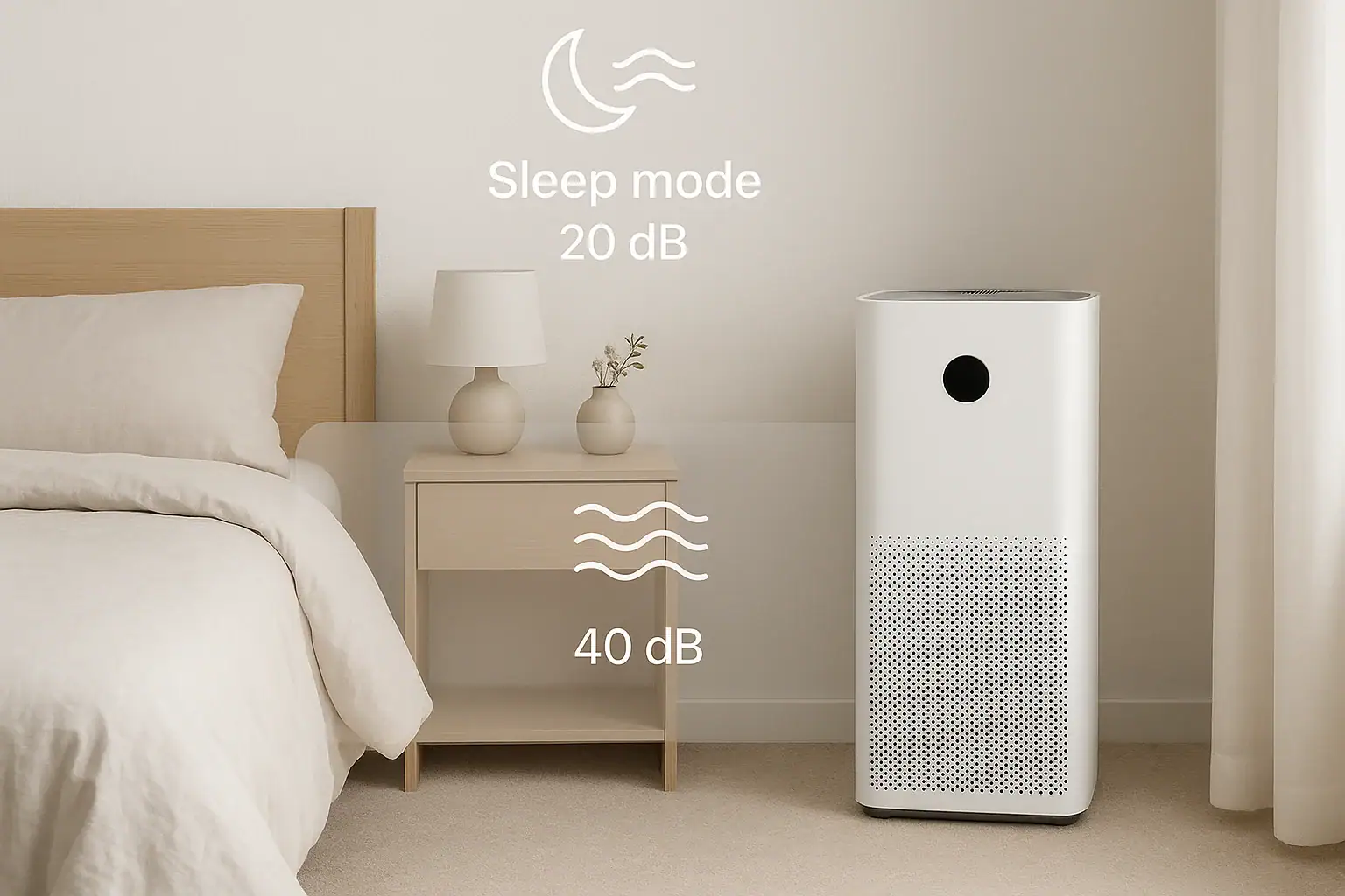 Air Purifier Noise Levels Explained: Sleep Mode vs Fan Speed