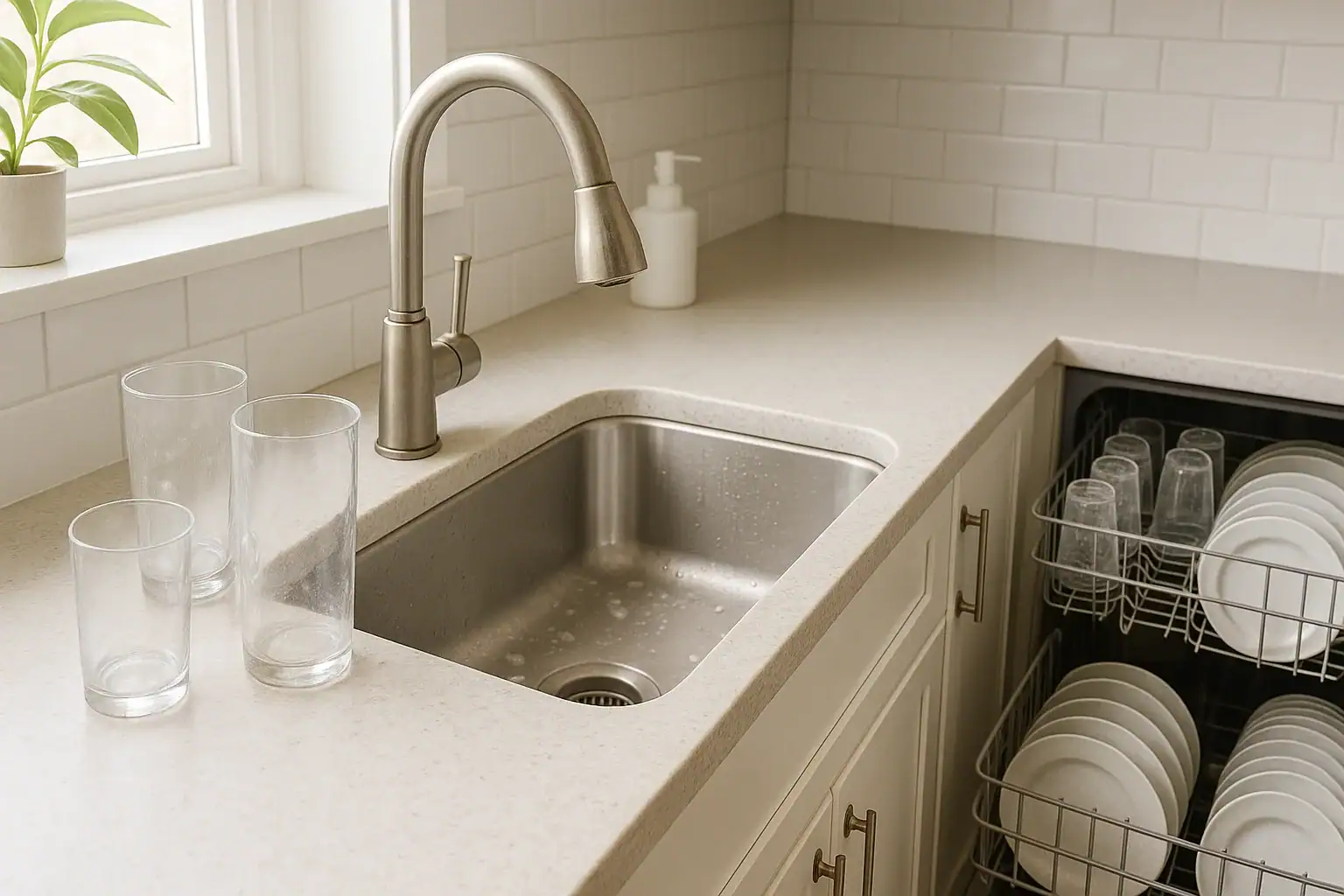 Hard Water in the Kitchen: What It Does to Appliances and Dishes