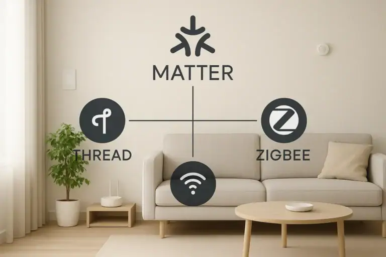 Smart Home Hubs: Matter, Thread, and Zigbee in Plain English