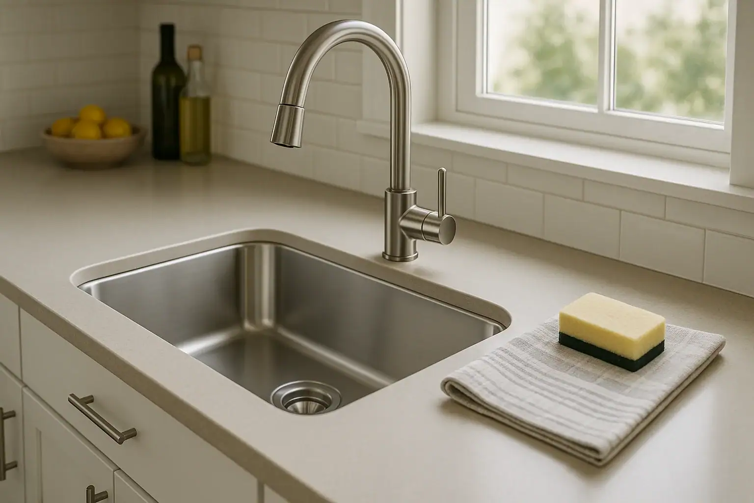 Safe Cleaning for Stainless Steel Sinks Without Scratches or Haze