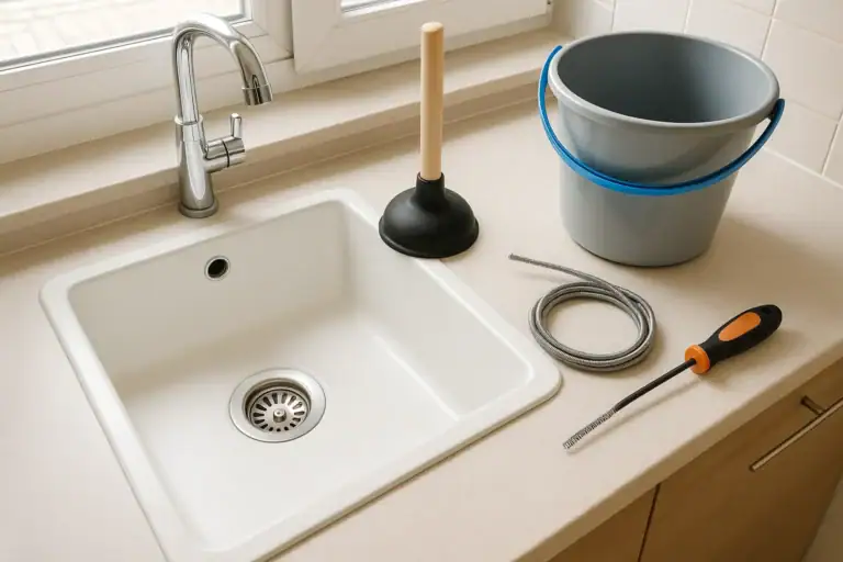 Clogged Sink Drain: Simple Fixes Before Using Harsh Chemicals