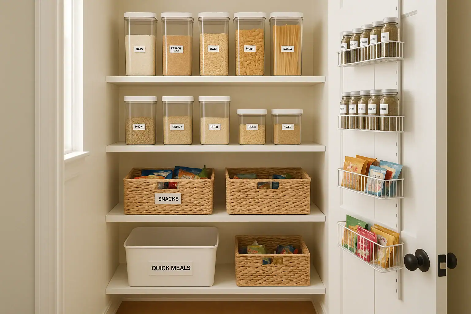 How to Organize a Small Kitchen Pantry for Faster Meal Prep