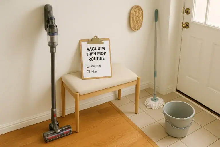 Vacuum vs Mop Order: The Most Efficient Floor Cleaning Routine Checklist