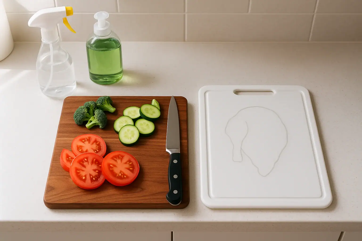 Cutting Board Hygiene: Wood vs Plastic and How to Sanitize Safely