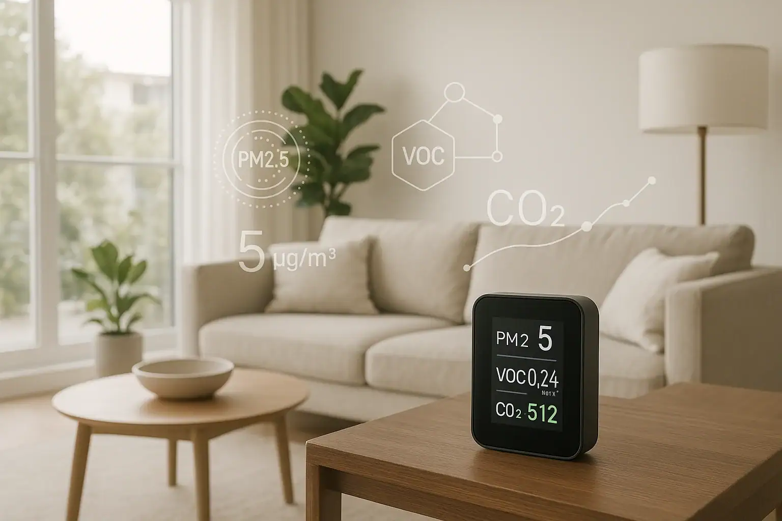 Air Quality Monitor Basics: PM2.5, VOC, CO2—What Numbers To Trust