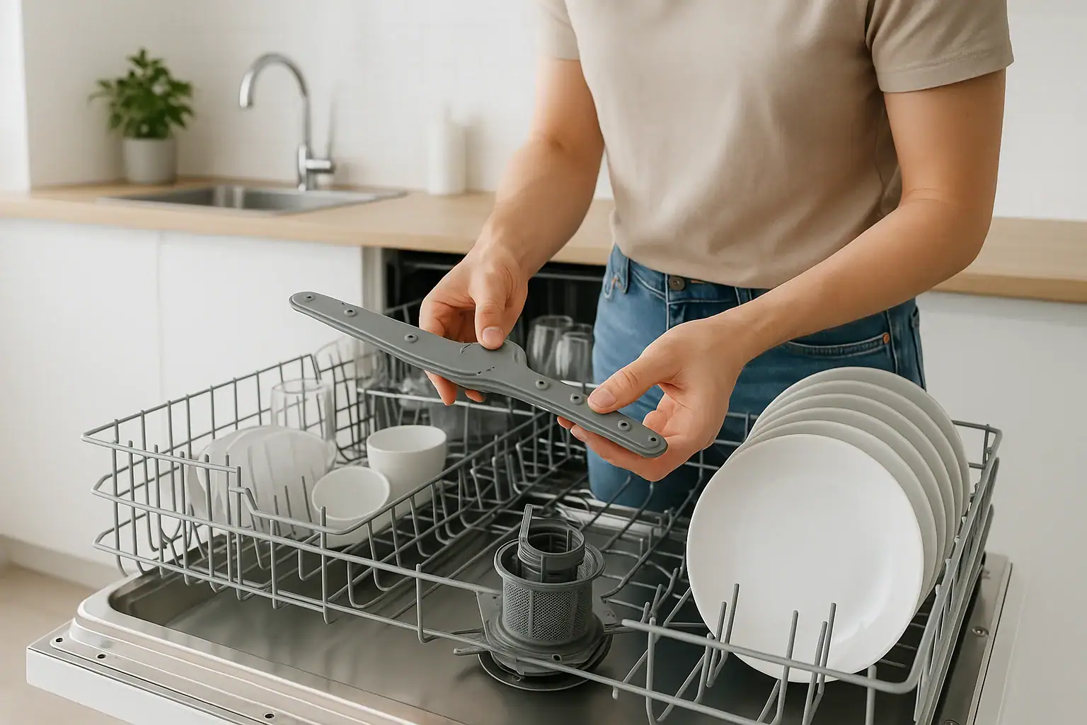 Dishwasher Not Cleaning Well? Spray Arm, Filter, and Loading Fixes
