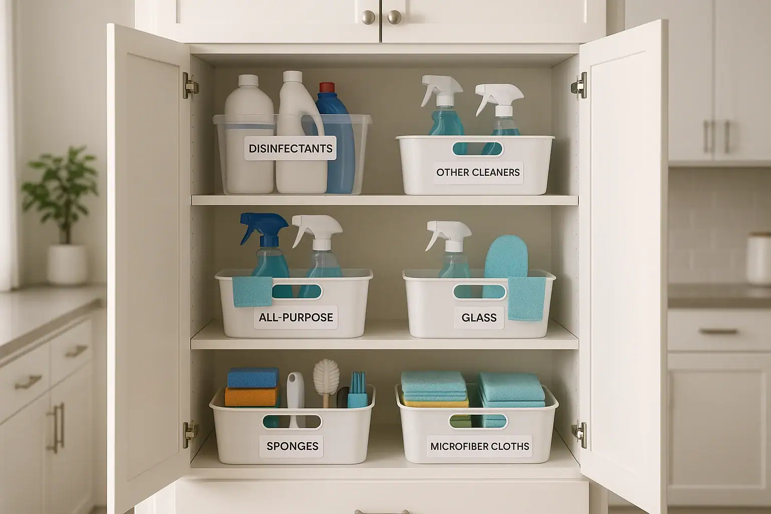 How to Organize Cleaning Supplies for Speed and Safety at Home