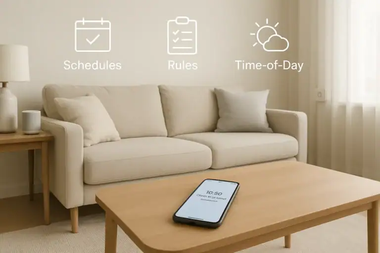 How to Reduce Smart Home Notification Overload With Rules and Schedules