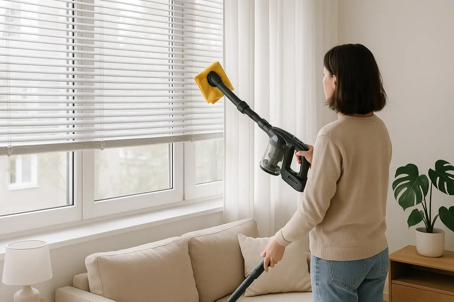 How to Clean Blinds and Curtains Without Taking Them Down