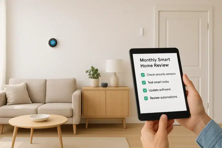 15-Minute Monthly Smart Home Maintenance Checklist