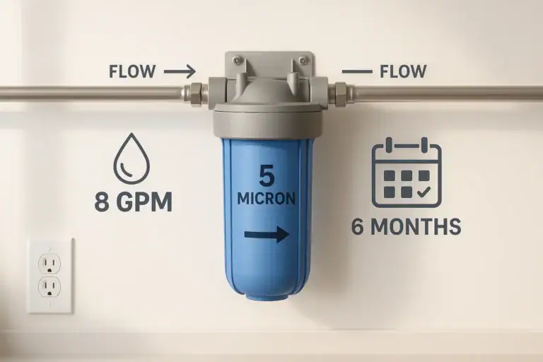 Whole-House Sediment Filters: Sizing and Replacement Schedule Guide