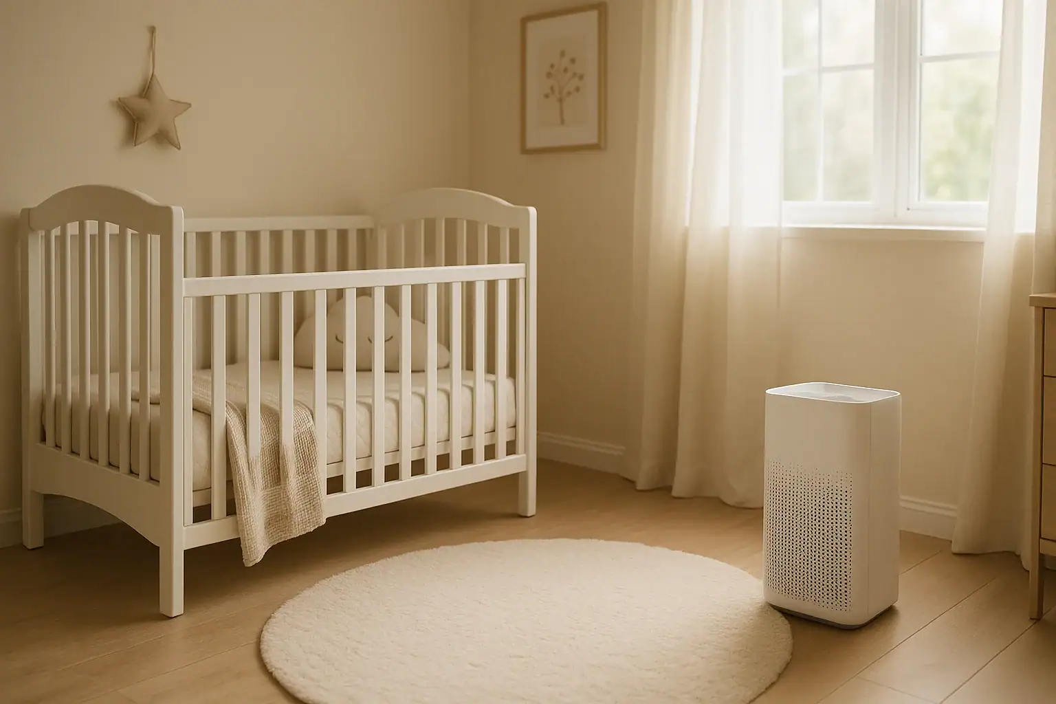 Air Purifier for Nurseries: Safety and Noise Tips for Peaceful Sleep