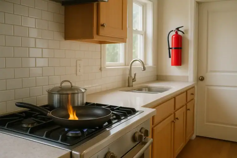 Kitchen Fire Safety: Grease Fires and Extinguisher Basics Explained