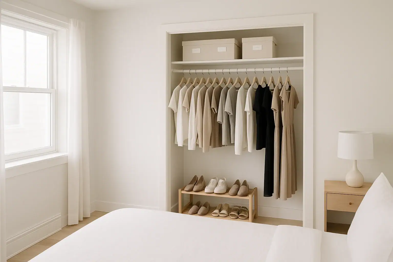 Closet Organization for Small Spaces: A Simple Capsule Approach