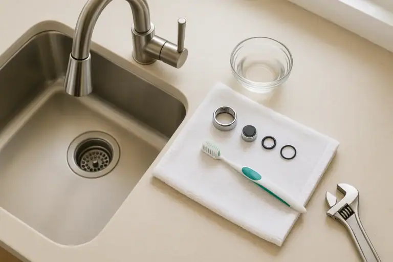 How to Clean a Kitchen Faucet Aerator and Improve Water Flow