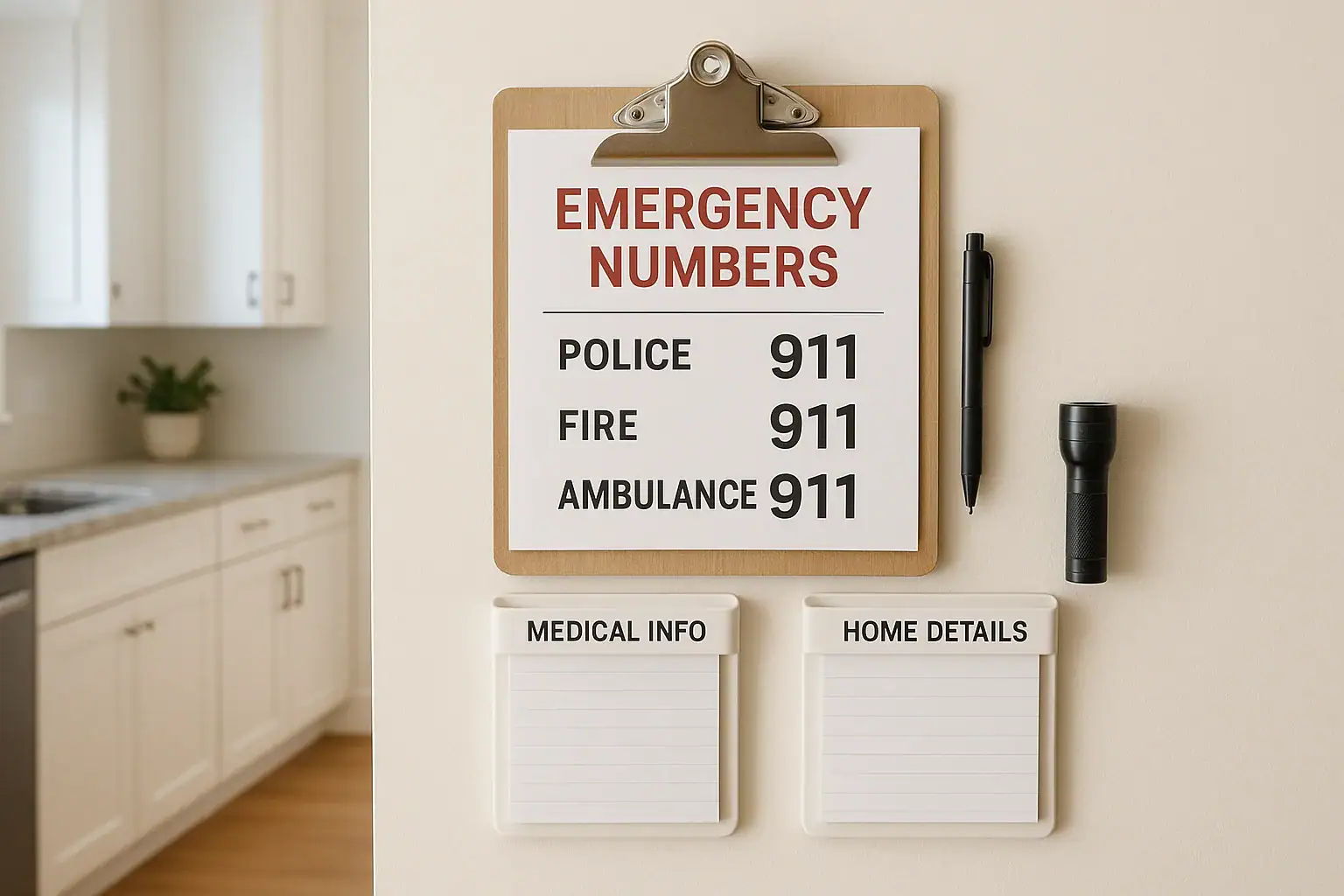 How to Create a Simple Home Emergency Contact Station: A Practical Checklist