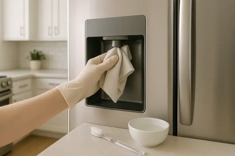 How to Clean a Refrigerator Water Dispenser Nozzle Safely
