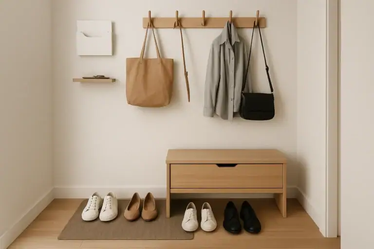 Entryway Organization for Small Homes: Simple Zones for Shoes, Bags, and Mail