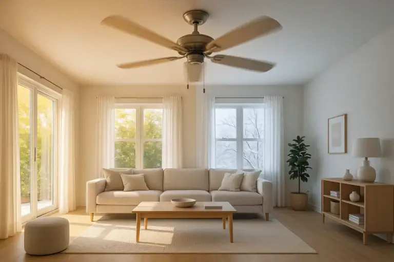 Ceiling Fan Direction in Summer vs Winter: A Simple Homeowner’s Guide
