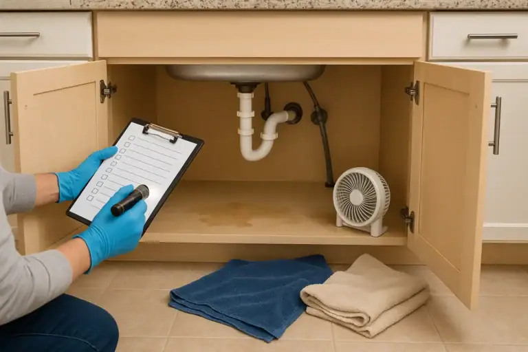 Under Sink Cabinet Water Damage: What To Check Before It Gets Worse