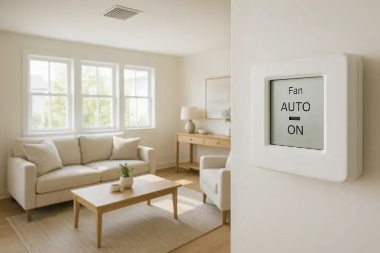 Thermostat Fan Auto vs On: Best Settings for Comfort and Less Dust