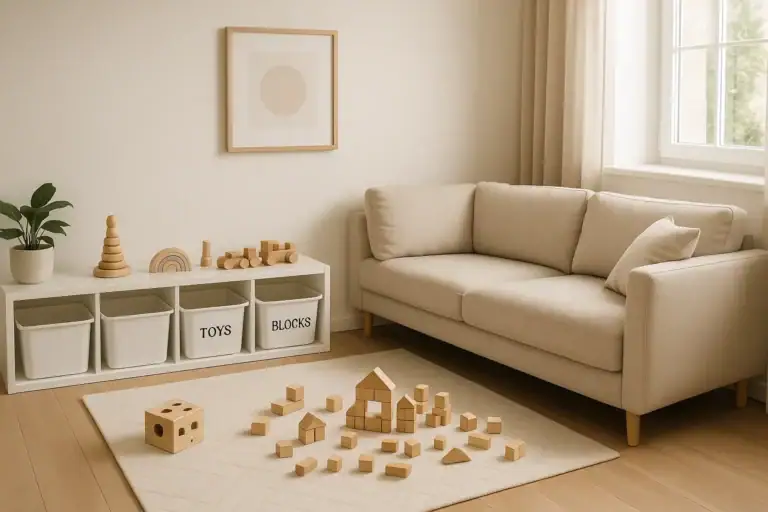 How to Create a Toy Rotation System for Small Living Rooms