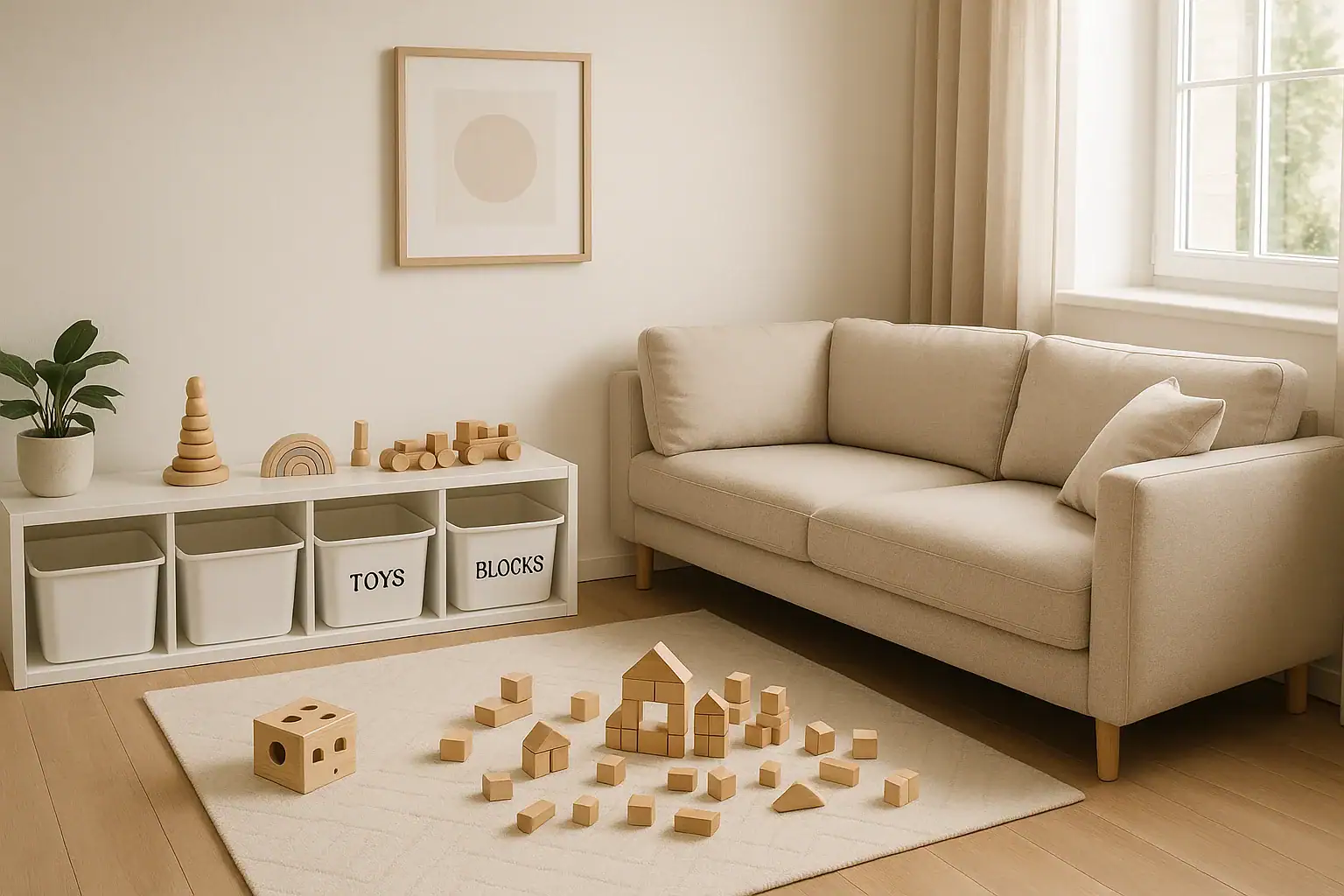 How to Create a Toy Rotation System for Small Living Rooms