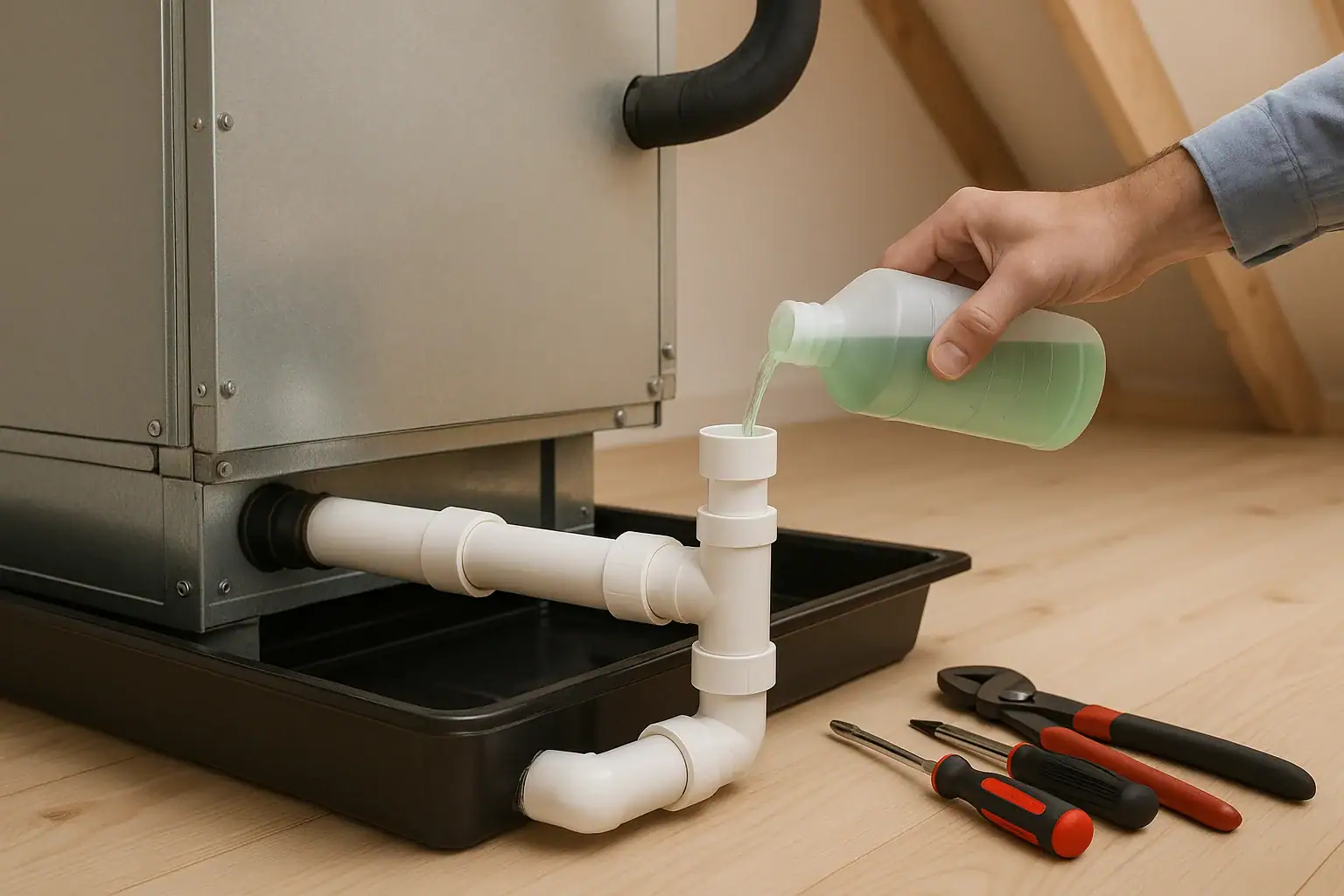 HVAC Condensate Drain Line Maintenance Checklist for a Dry, Healthy Home