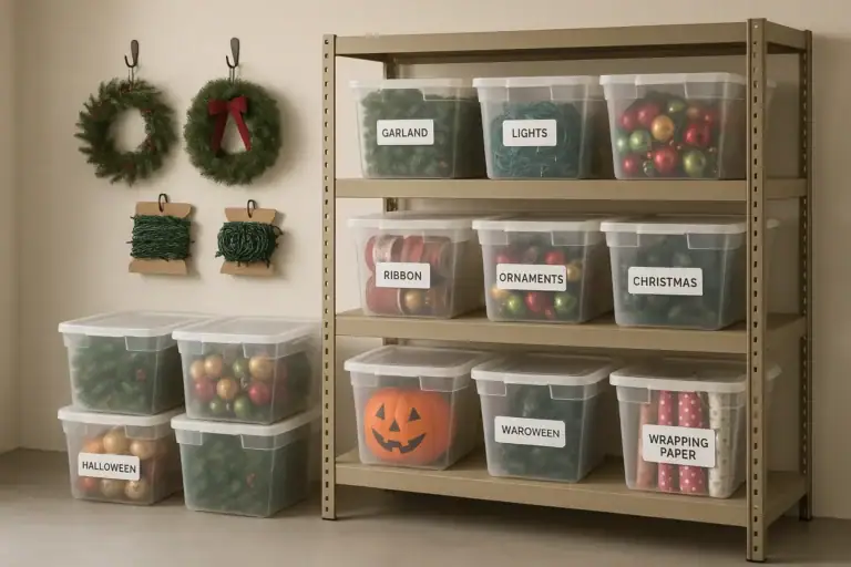 How to Store Holiday Decorations Without Adding Basement Clutter