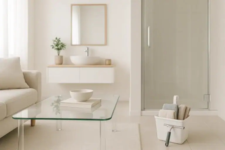 How to Remove Water Stains on Glass Tables, Mirrors, and Shower Glass