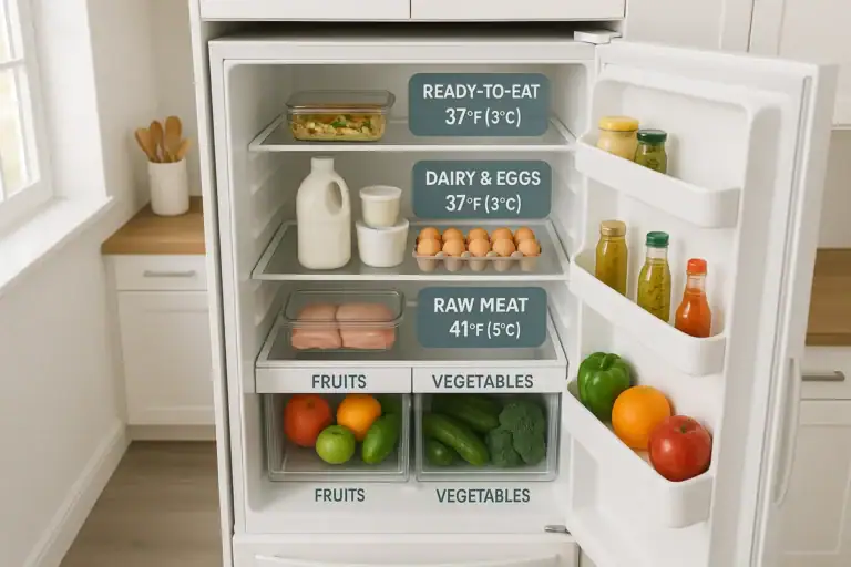 Refrigerator Temperature Zones: A Food Safety Guide for Every Shelf