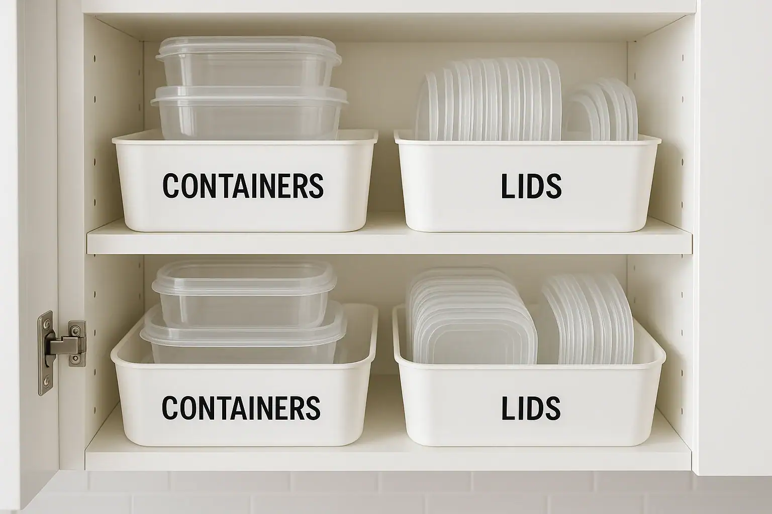 Food Storage Container Organization and Stain Removal Made Simple