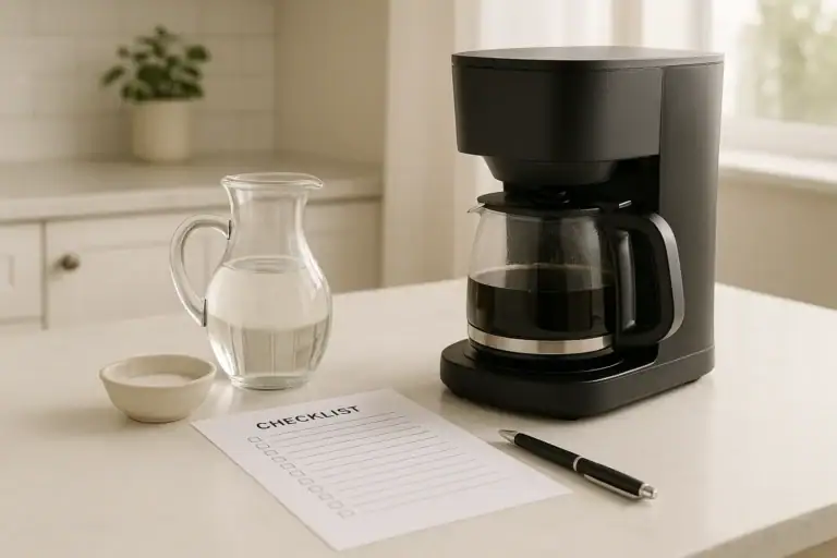 Coffee Maker Descaling Schedule for Better Taste: A Simple Checklist