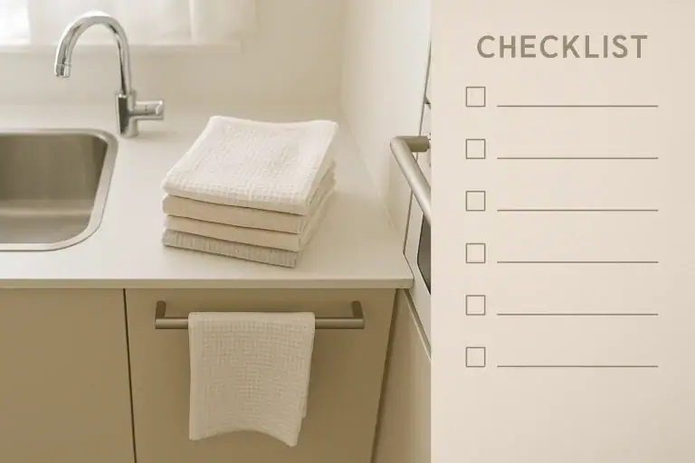 Kitchen Towel Hygiene: A Practical Checklist for Rotation and Washing Habits