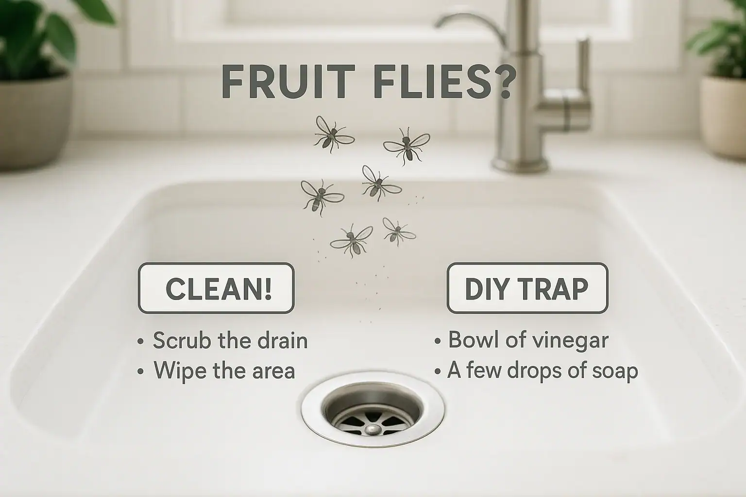 Fruit Flies in Sink Drain: Prevention, Traps, and Troubleshooting Tips