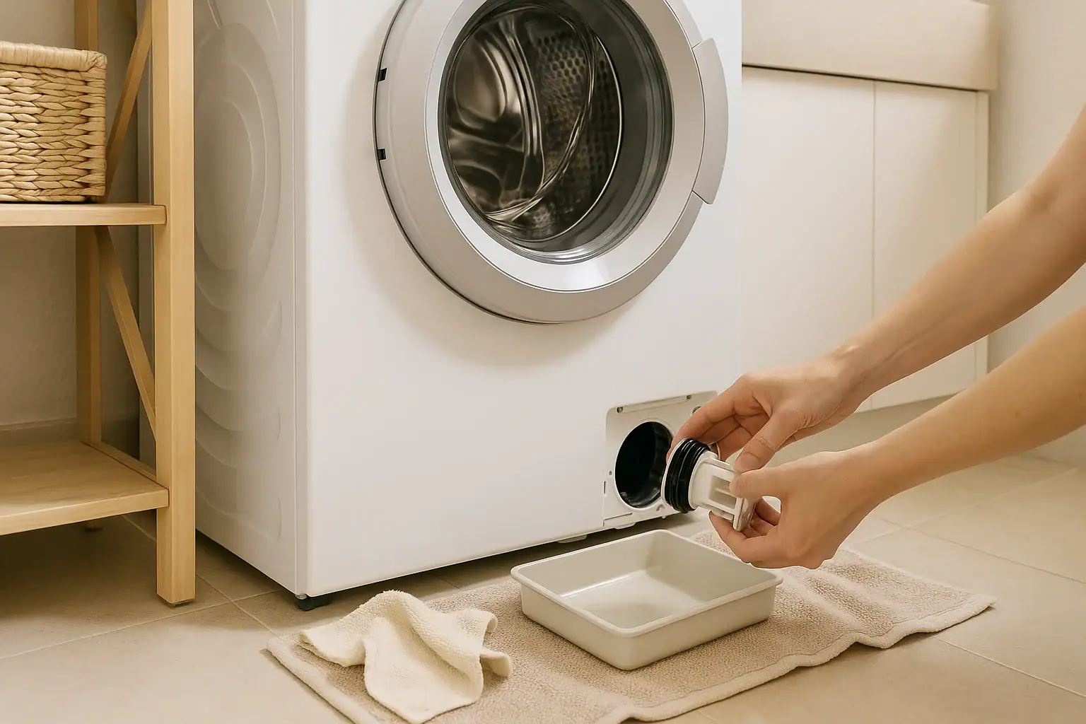 How to Clean a Washing Machine Drain Pump Filter