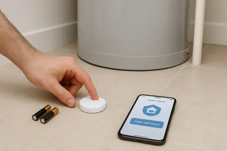 Water Leak Sensor Battery Test Schedule Checklist
